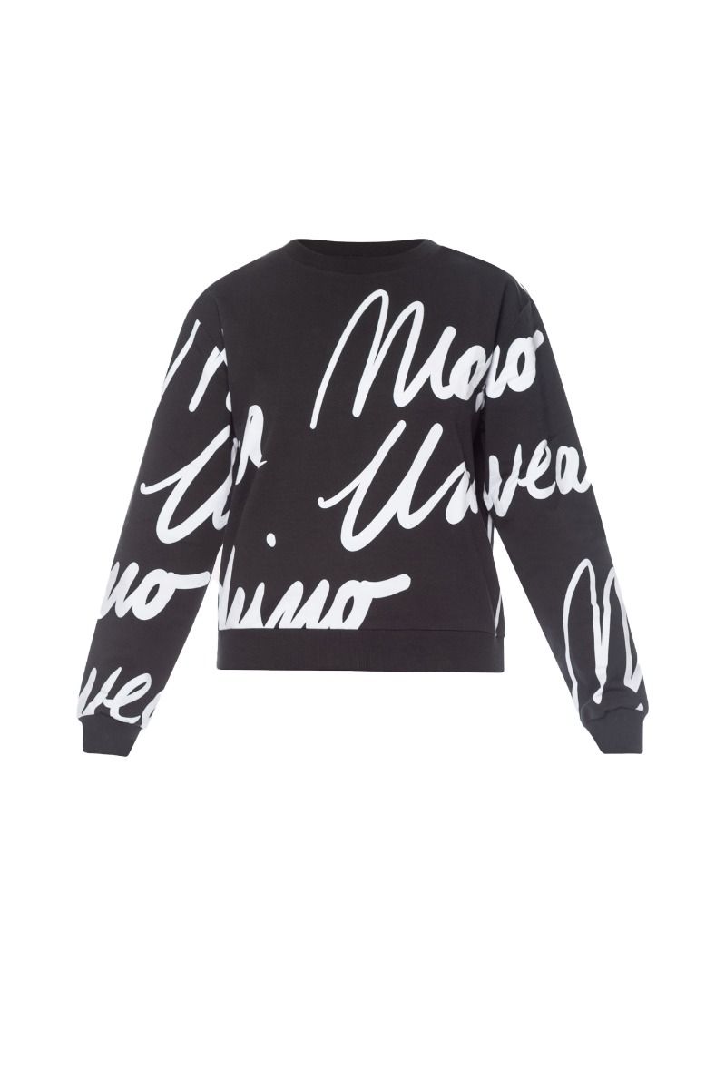 MOSCHINO Sweatshirt mit durchgehendem Logo