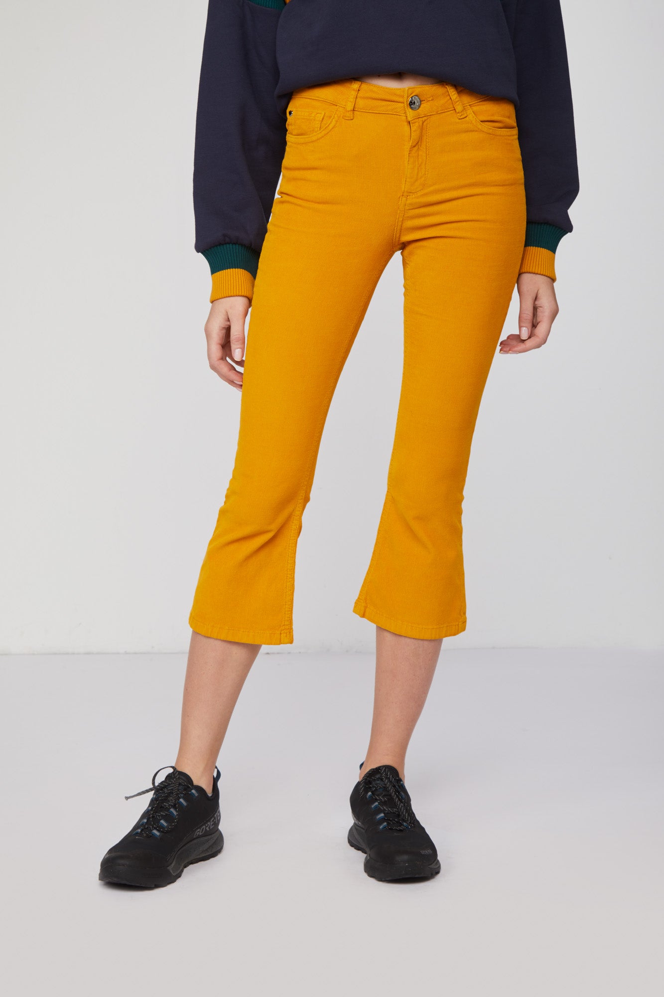 TWINSET Pantalone Flare Senape