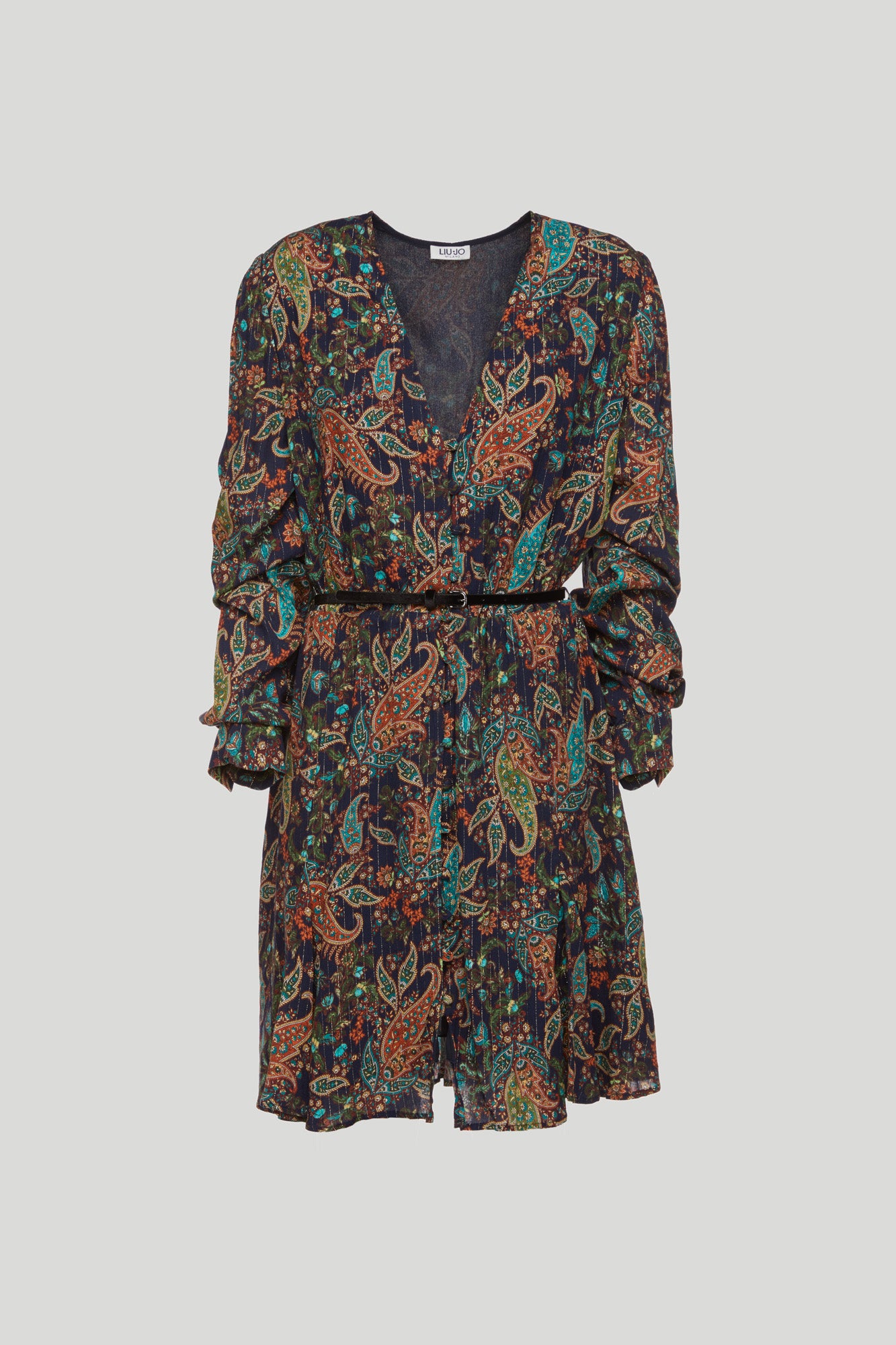 LIU-JO Kurzes Paisley-Kleid