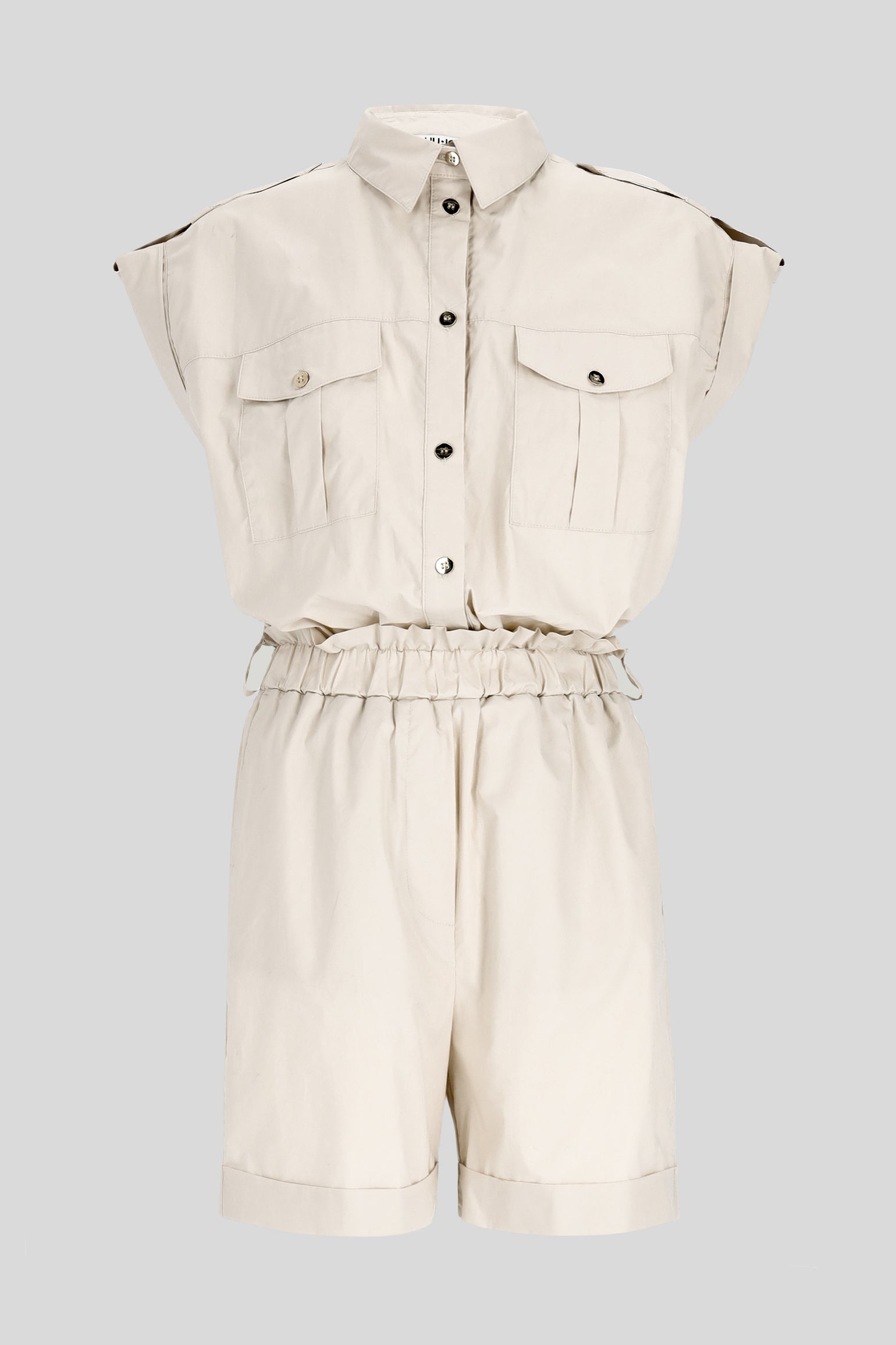 LIU JO Kurzer Overall Cargo Beige