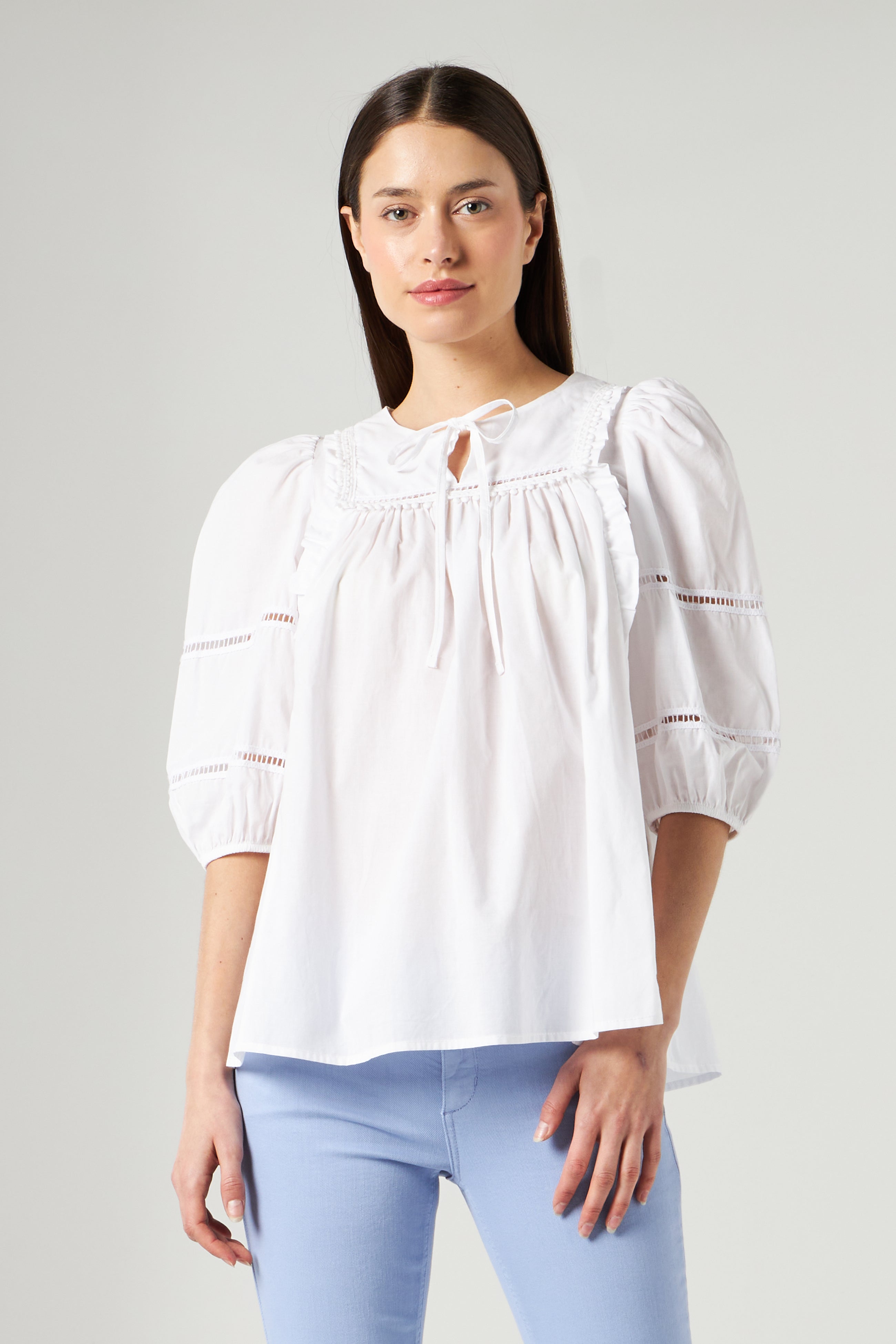 LIU JO Bluse mit Puffärmeln