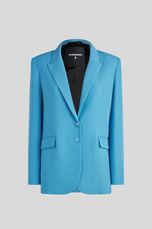 PATRIZIA PEPE Einreihiger Blazer Sky Line