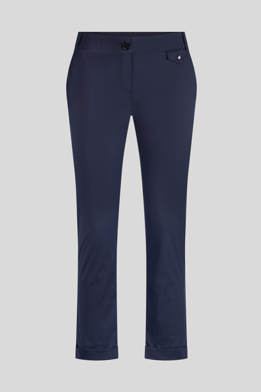 PATRIZIA PEPE Blaue Hose mit normaler Taille