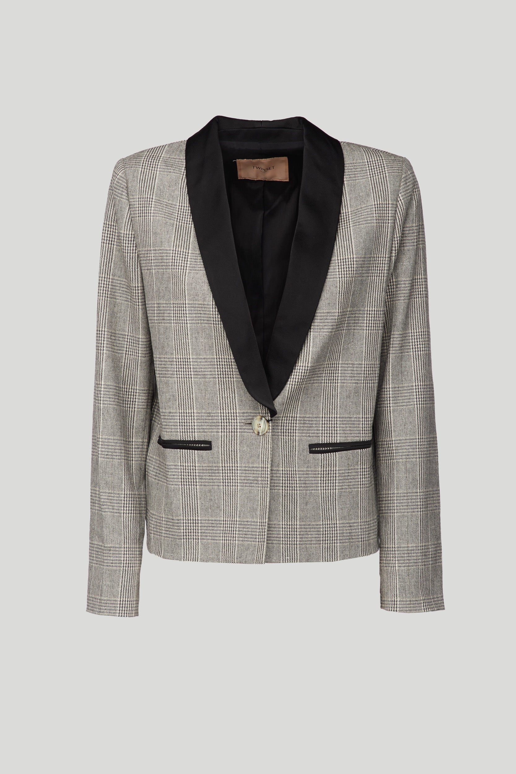 TWINSET Prince of Wales Einreiher-Blazer