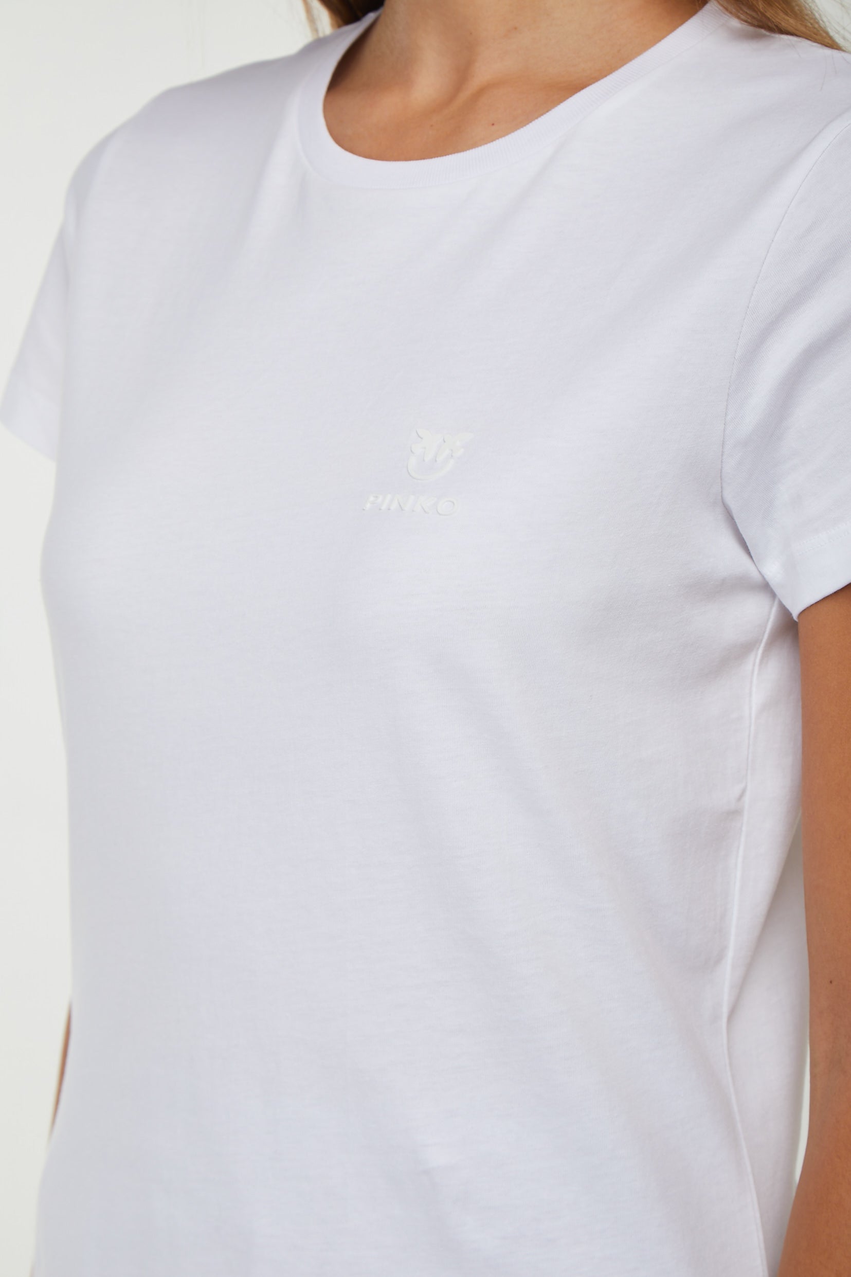 PINKO Weißes T-Shirt