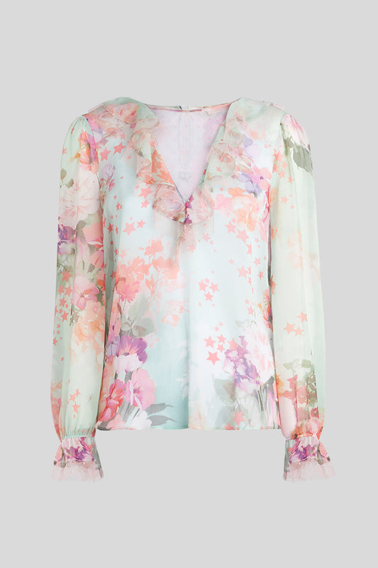 TWINSET Bluse aus Stampato Crepon
