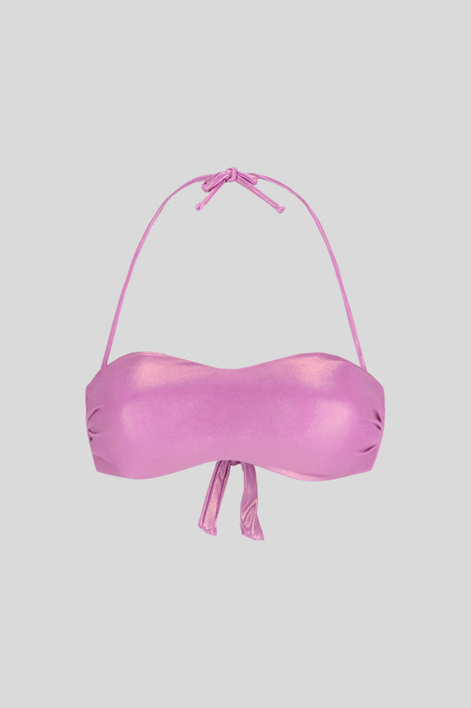 LIU JO Fliederfarbener Bikini mit Balkonoberteil