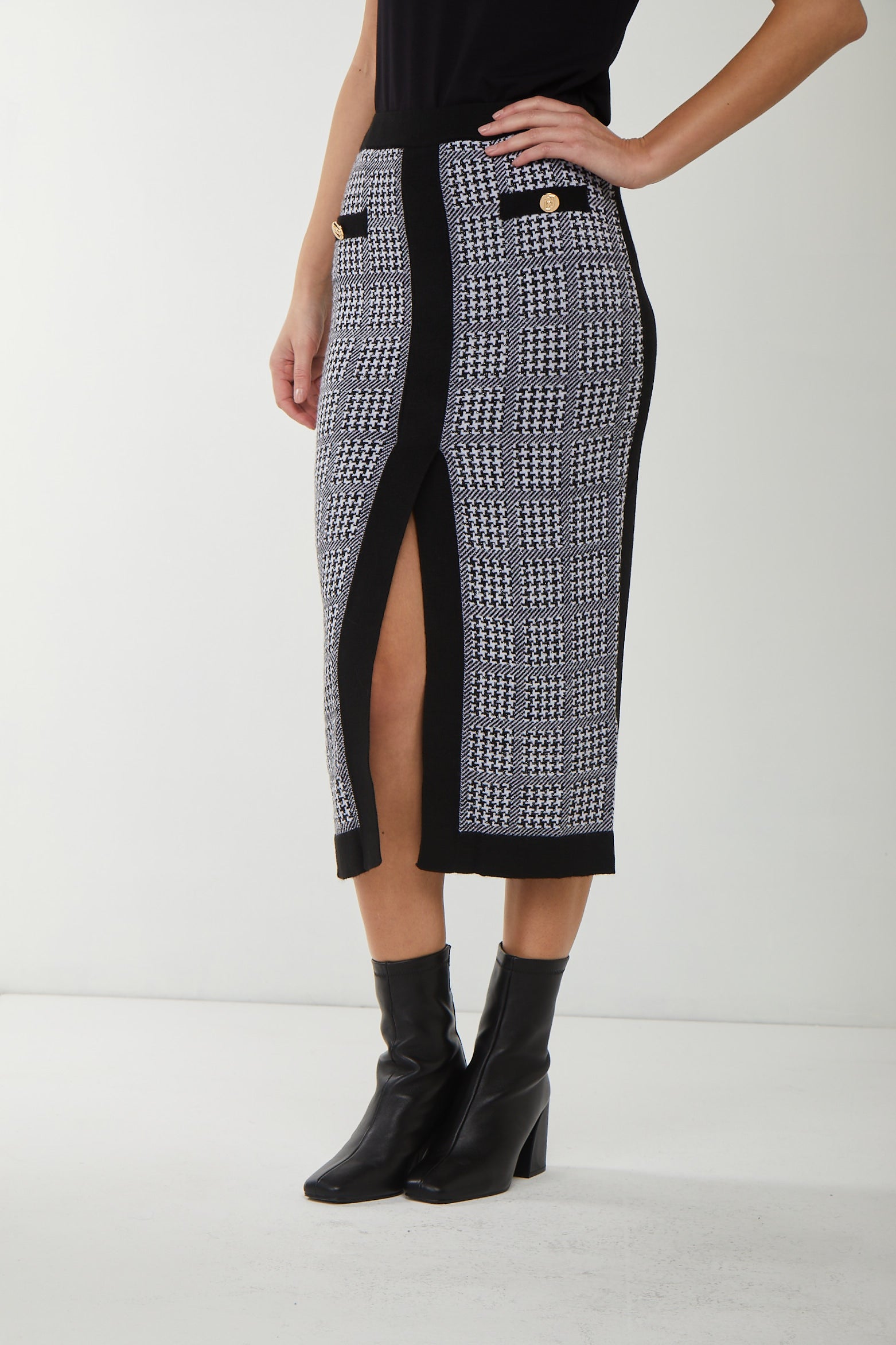 LIU JO Houndstooth Fantasia Langer Rock