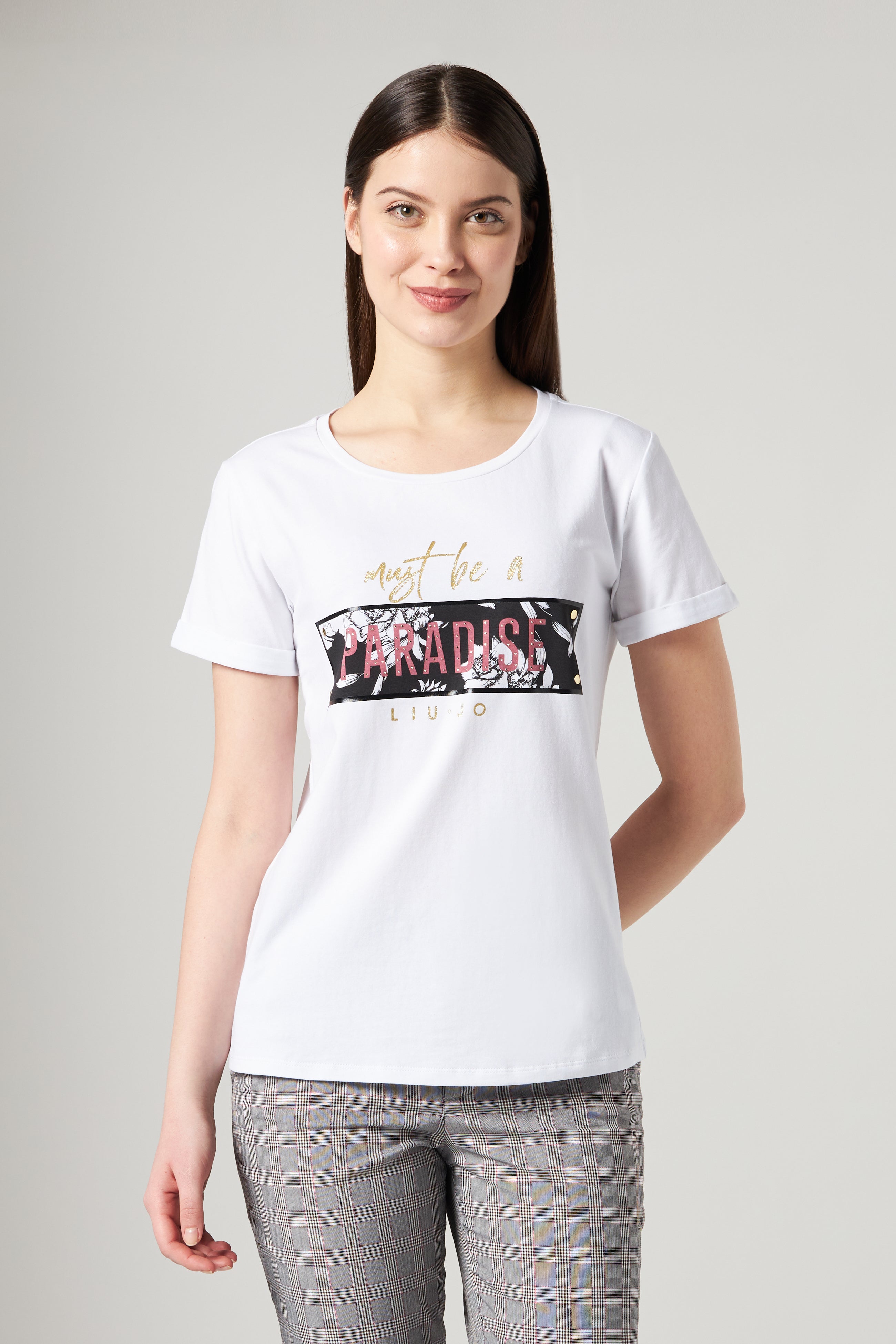 LIU JO T-Shirt mit M-Print