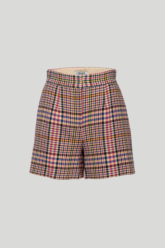LIU JO Shorts im Schottenmuster