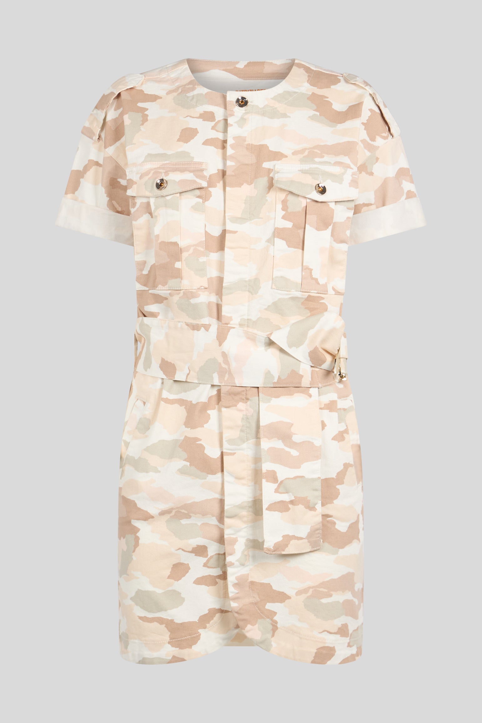 PATRIZIA PEPE Kurzes Kleid Soft Camouflage