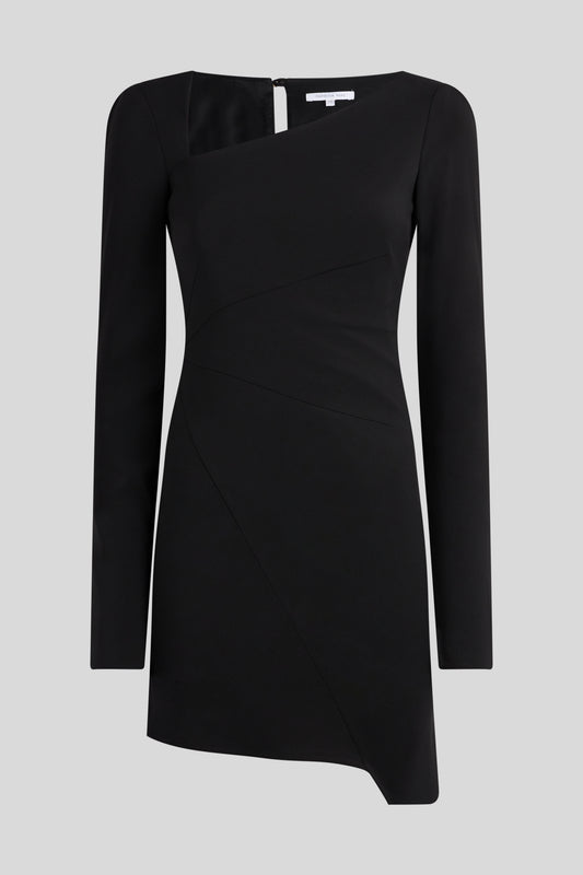 PATRIZIA PEPE Kleid mit asymmetrischem Ausschnitt