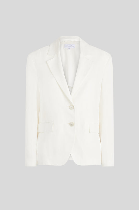 PATRIZIA PEPE Weißer Einreiher-Blazer