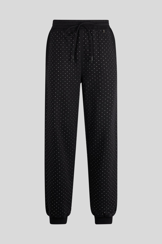 PATRIZIA PEPE Schwarze Jogginghose mit Strass