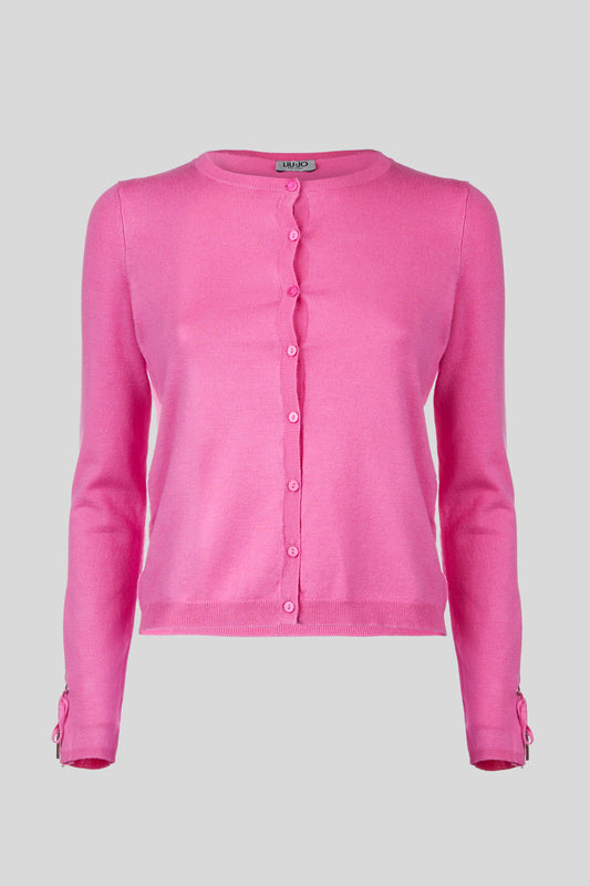 LIU JO Strickjacke Fuchsia