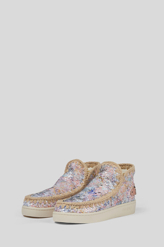 MOU Summer Eskimo Bedruckter Pailletten-Sneaker