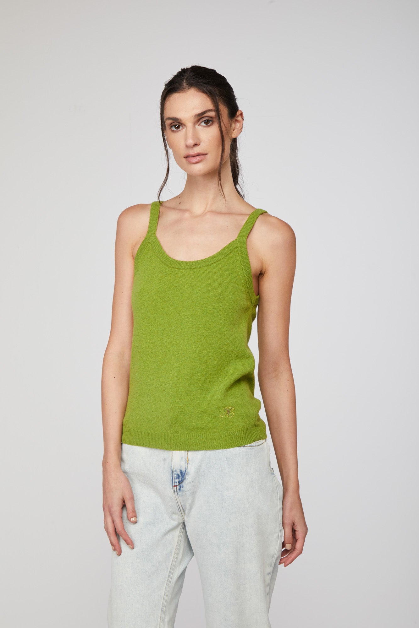 TWINSET Top Verde Mela