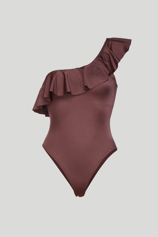 SECRETS LOVE Badeanzug „Ibiza“ Aubergine