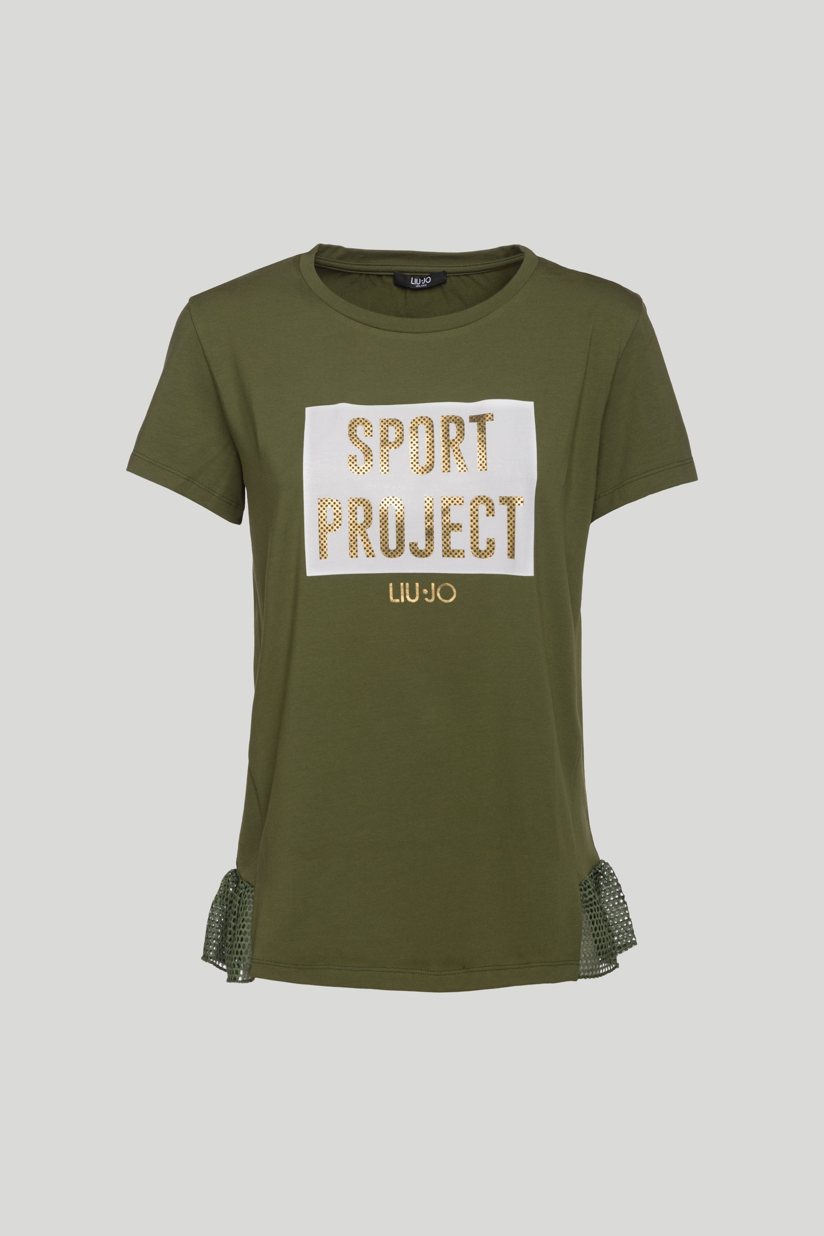 LIU-JO T-Shirt "SPORT PROJECT" Militärgrün