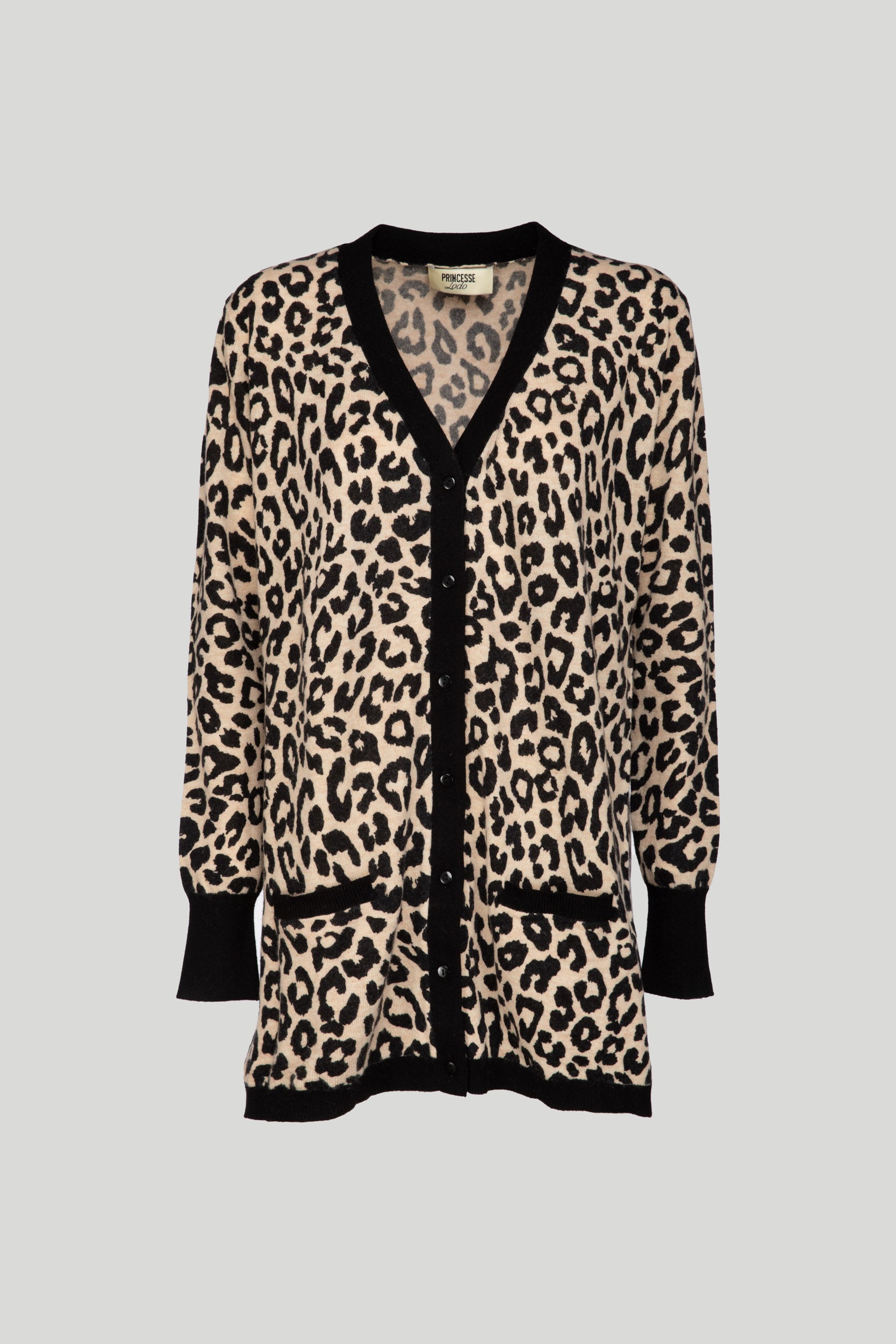 PRINCESSE LODO Pullover mit Leopardenmuster