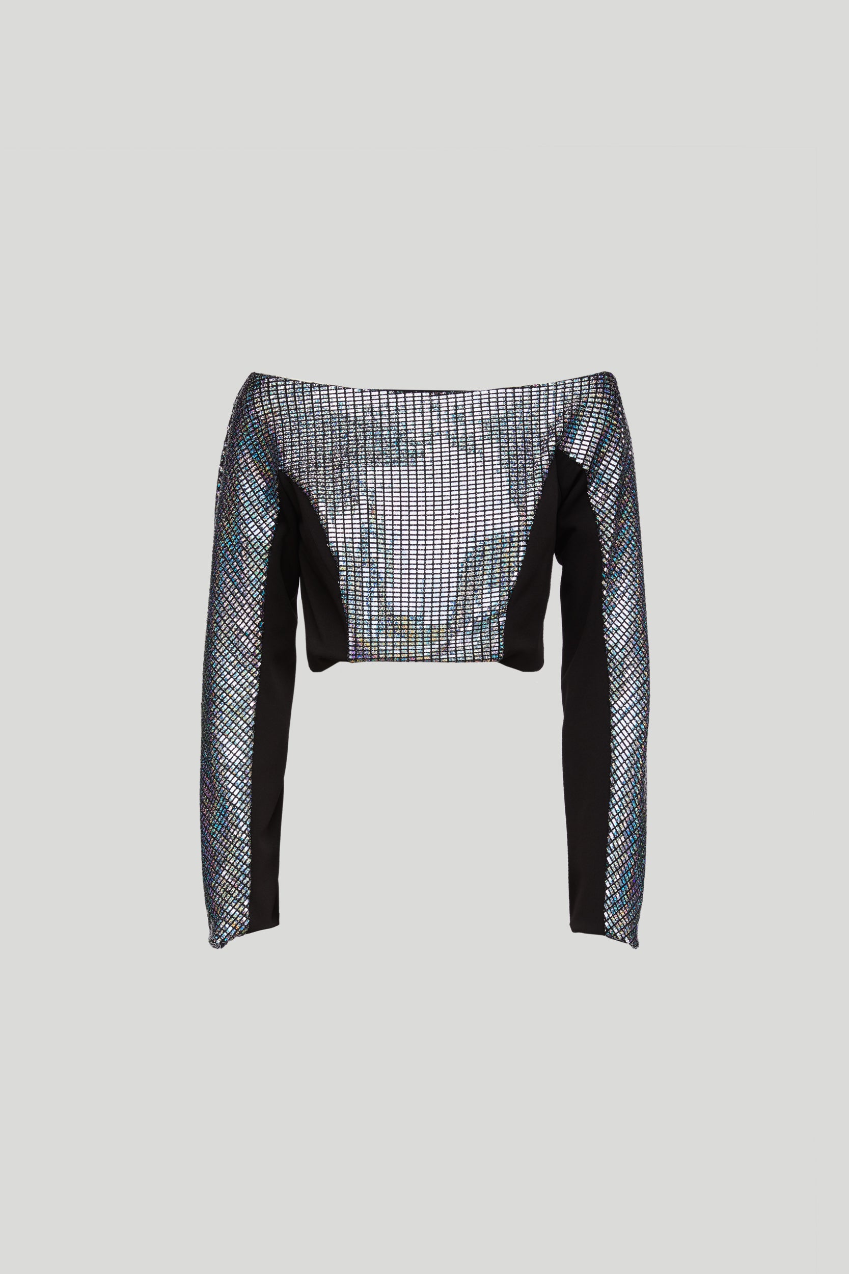 GAELLE Top mit Glitzerstoff