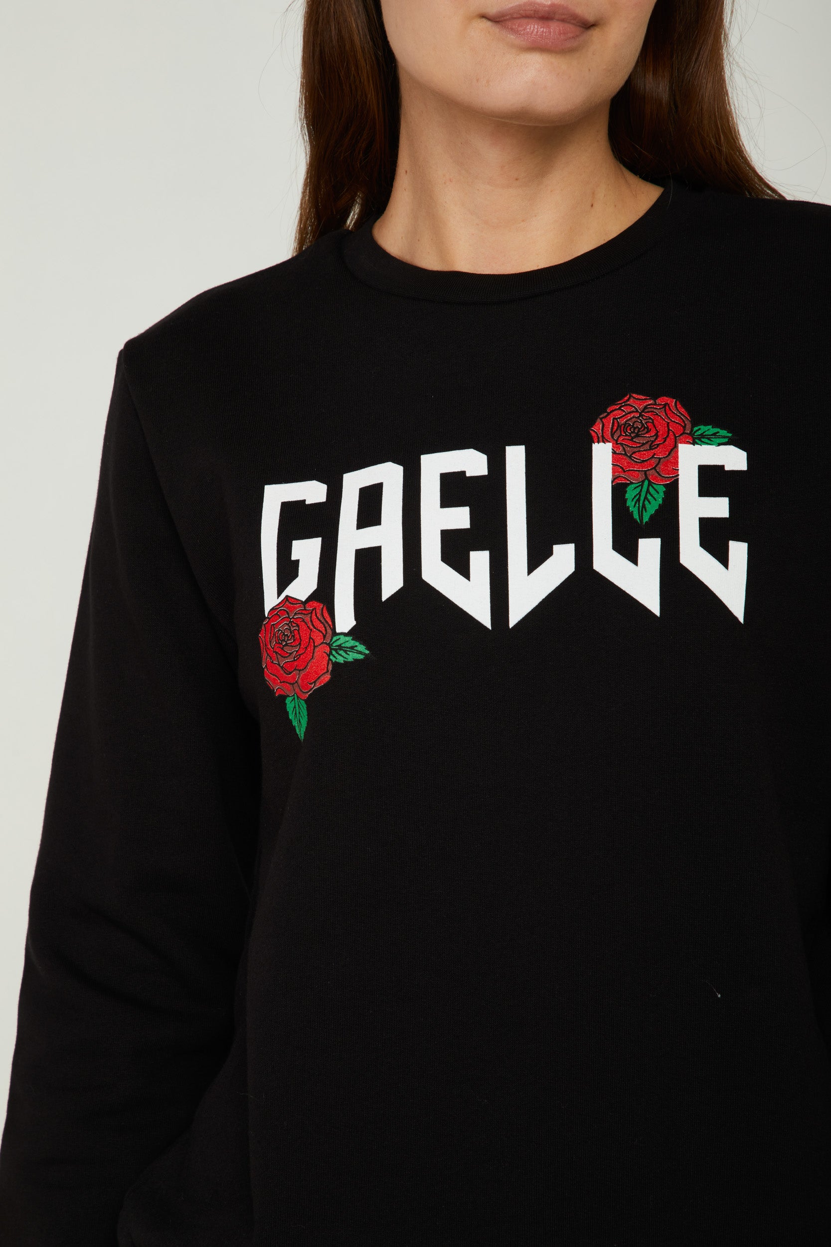 GAELLE Schwarzes Sweatshirt mit Logo