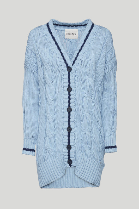 OTTOD'AME-Cardigan über Celeste-Zöpfen