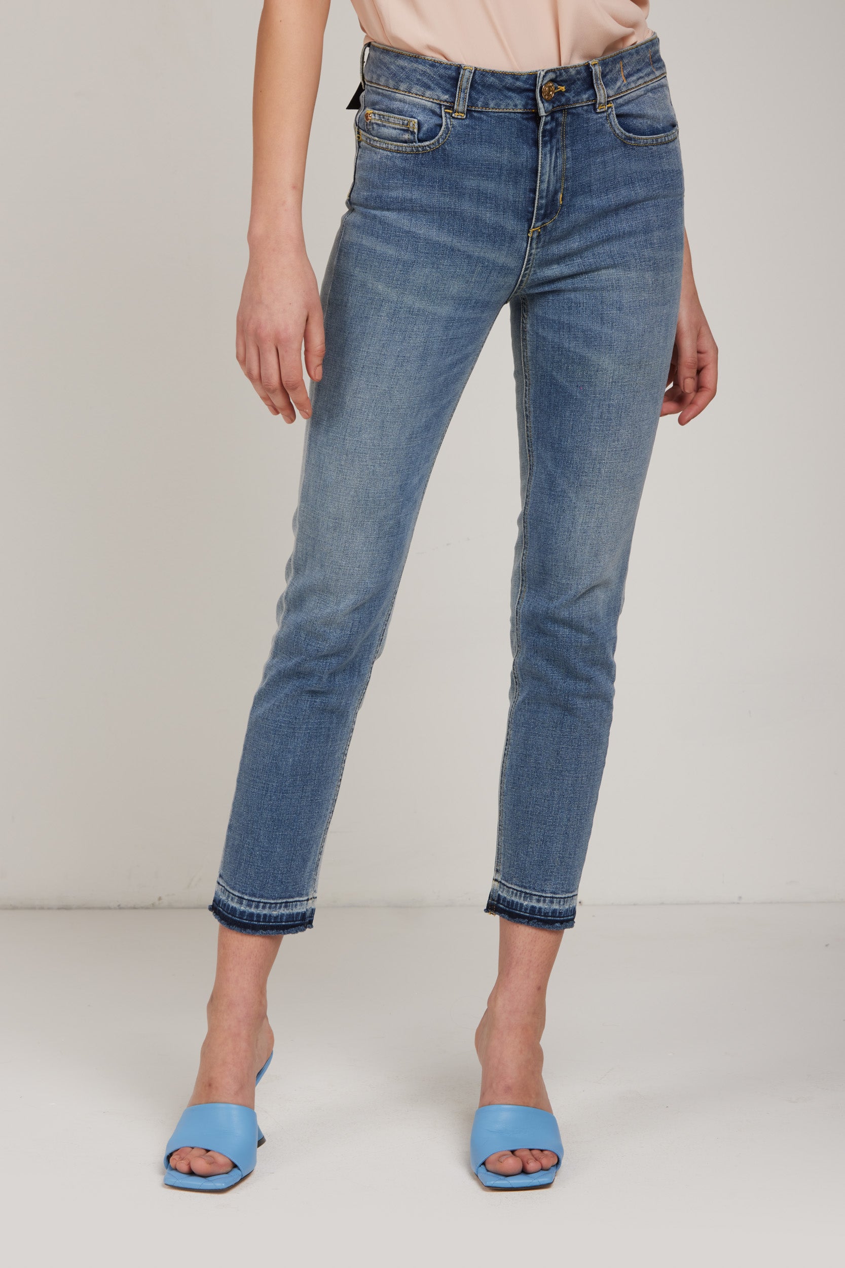 TWINSET Skinny Jeans mit doppelter Waschung