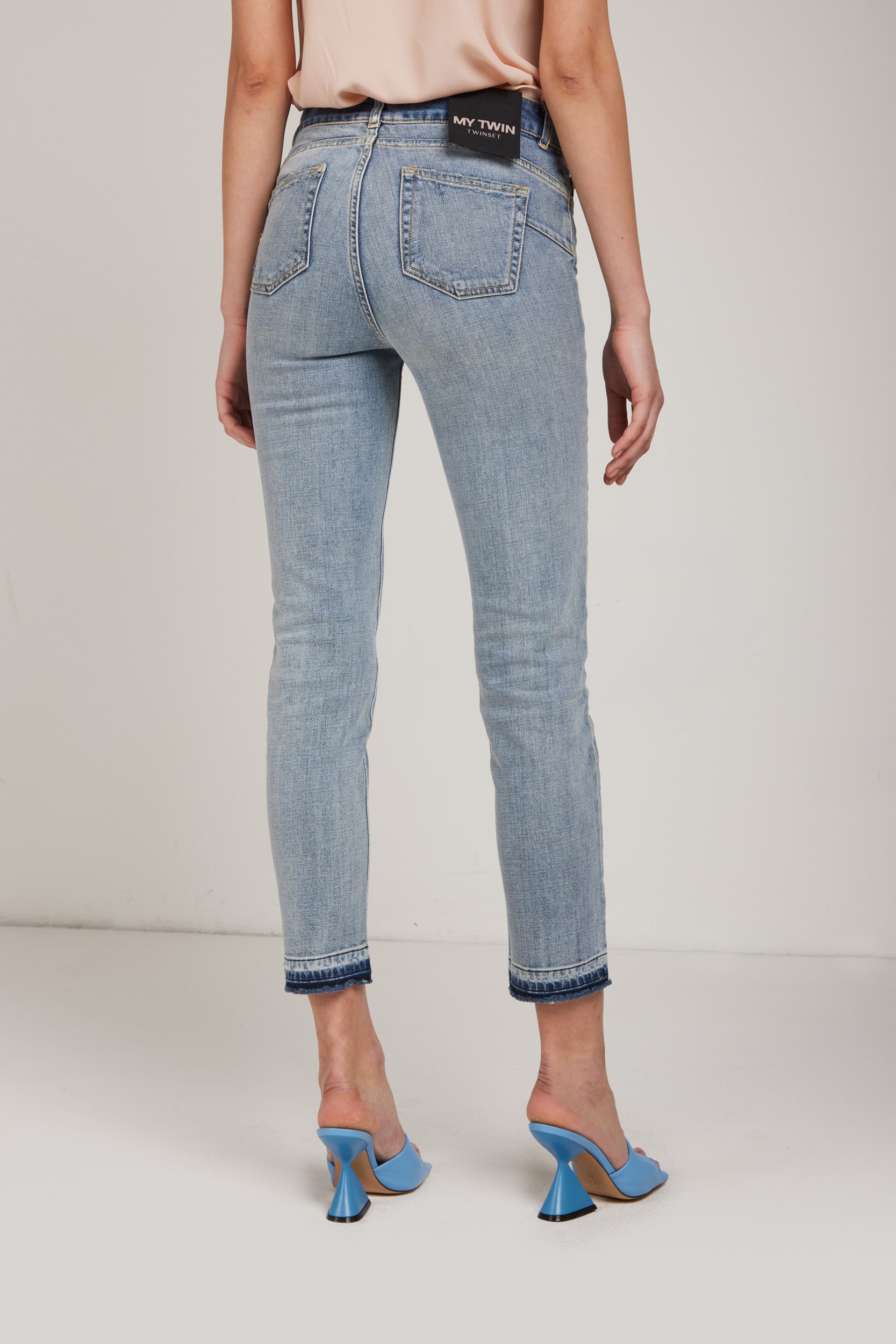 TWINSET Skinny Jeans mit doppelter Waschung