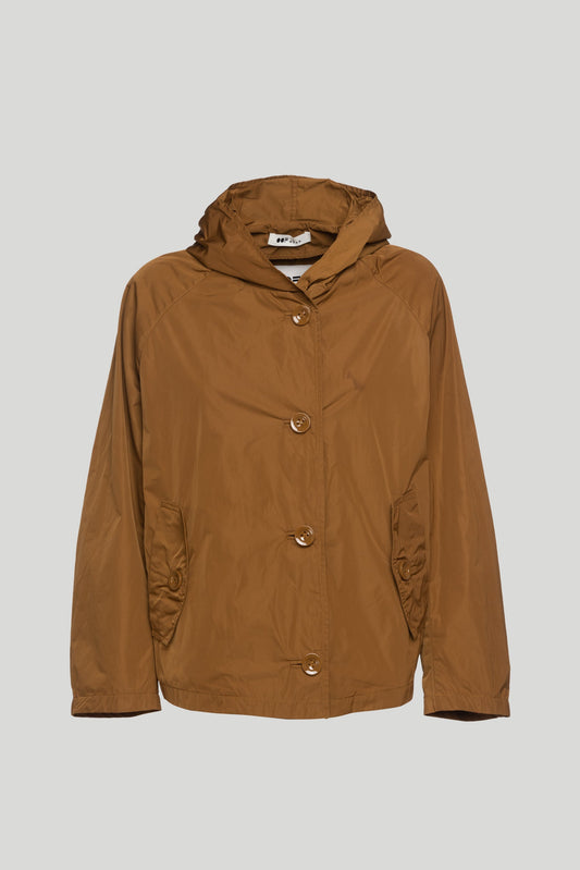 OOF WEAR Braune Windjacke