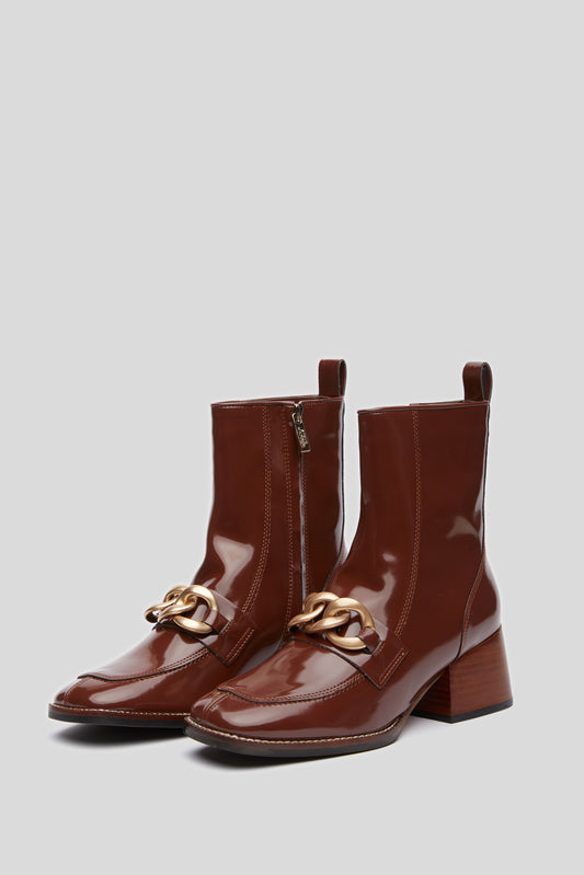 STEVE MADDEN Braune "Loreen" Stiefeletten