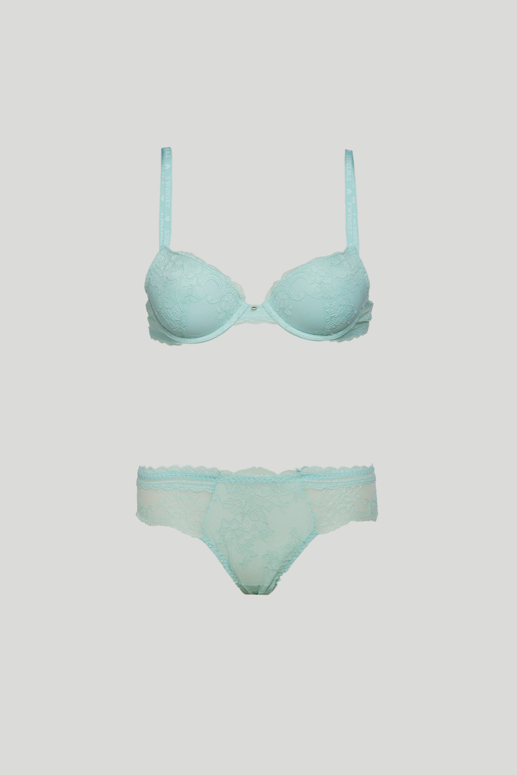 TWINSET Grüne Spitzen-Brasilien-Slip