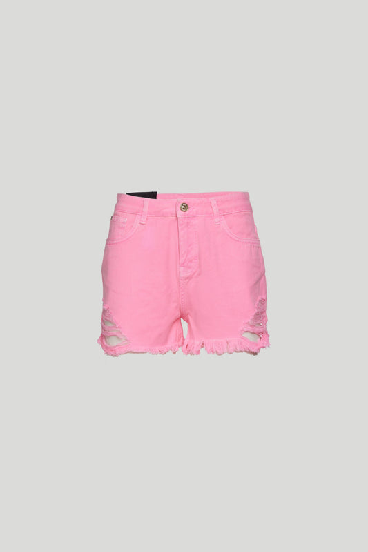TWINSET Shorts Denim Fluo