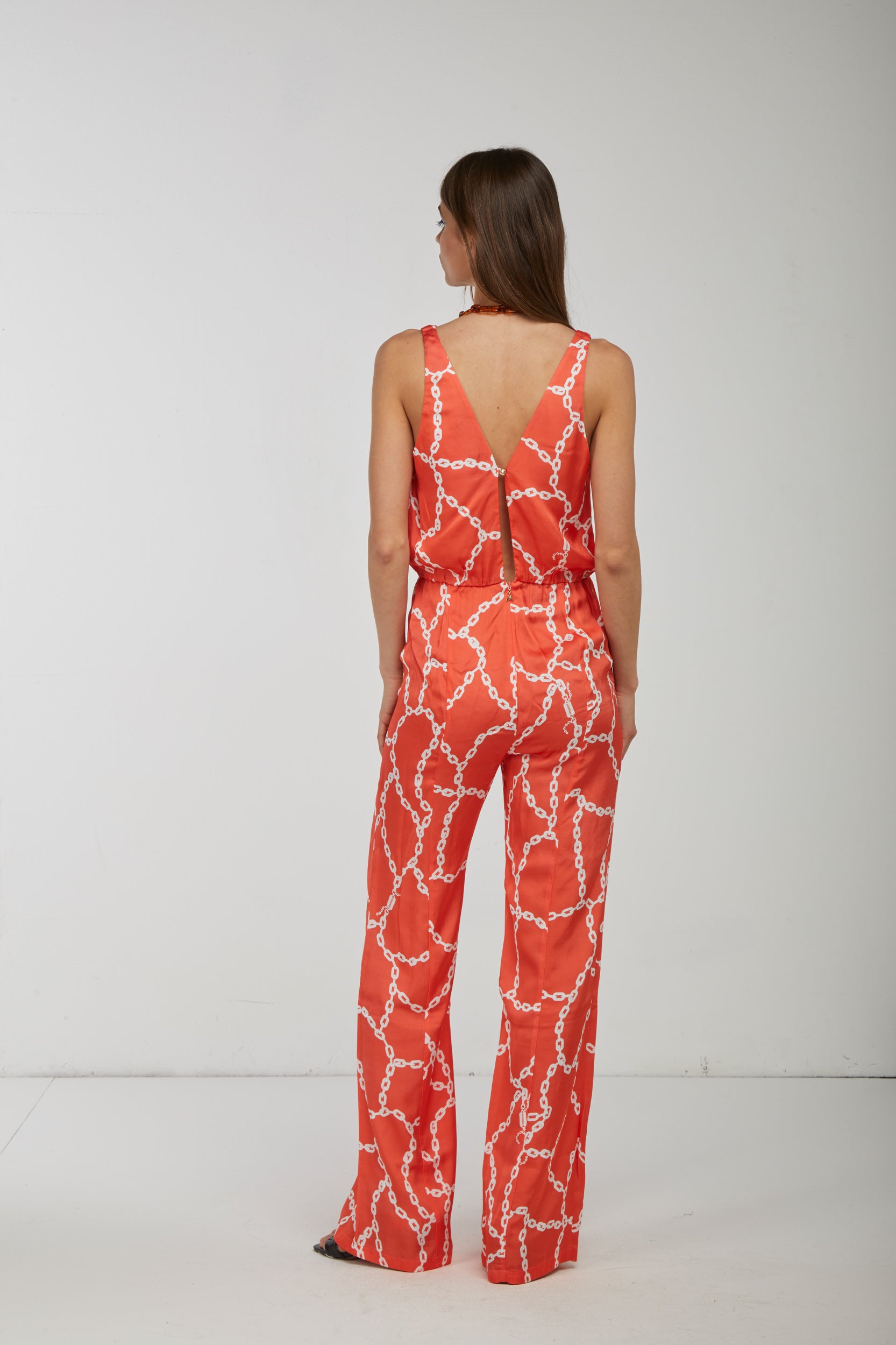PATRIZIA PEPE Jumpsuit mit Kettenprint