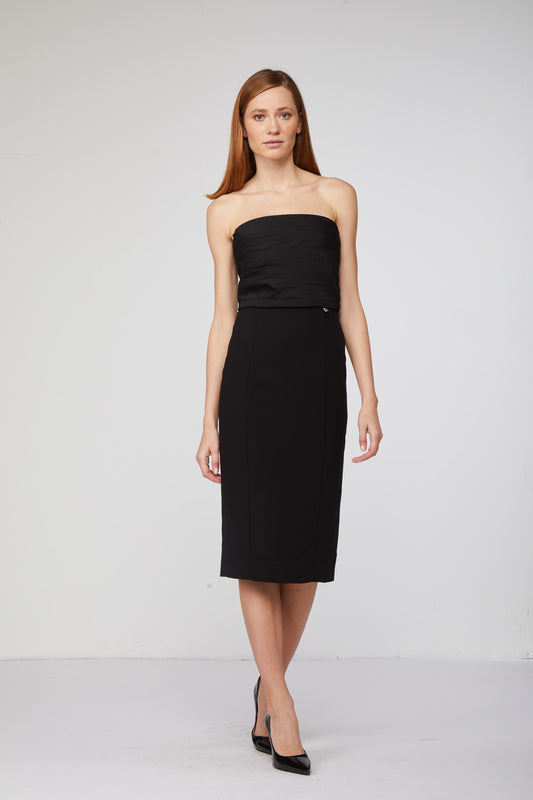 TWINSET Schwarzes Etuikleid