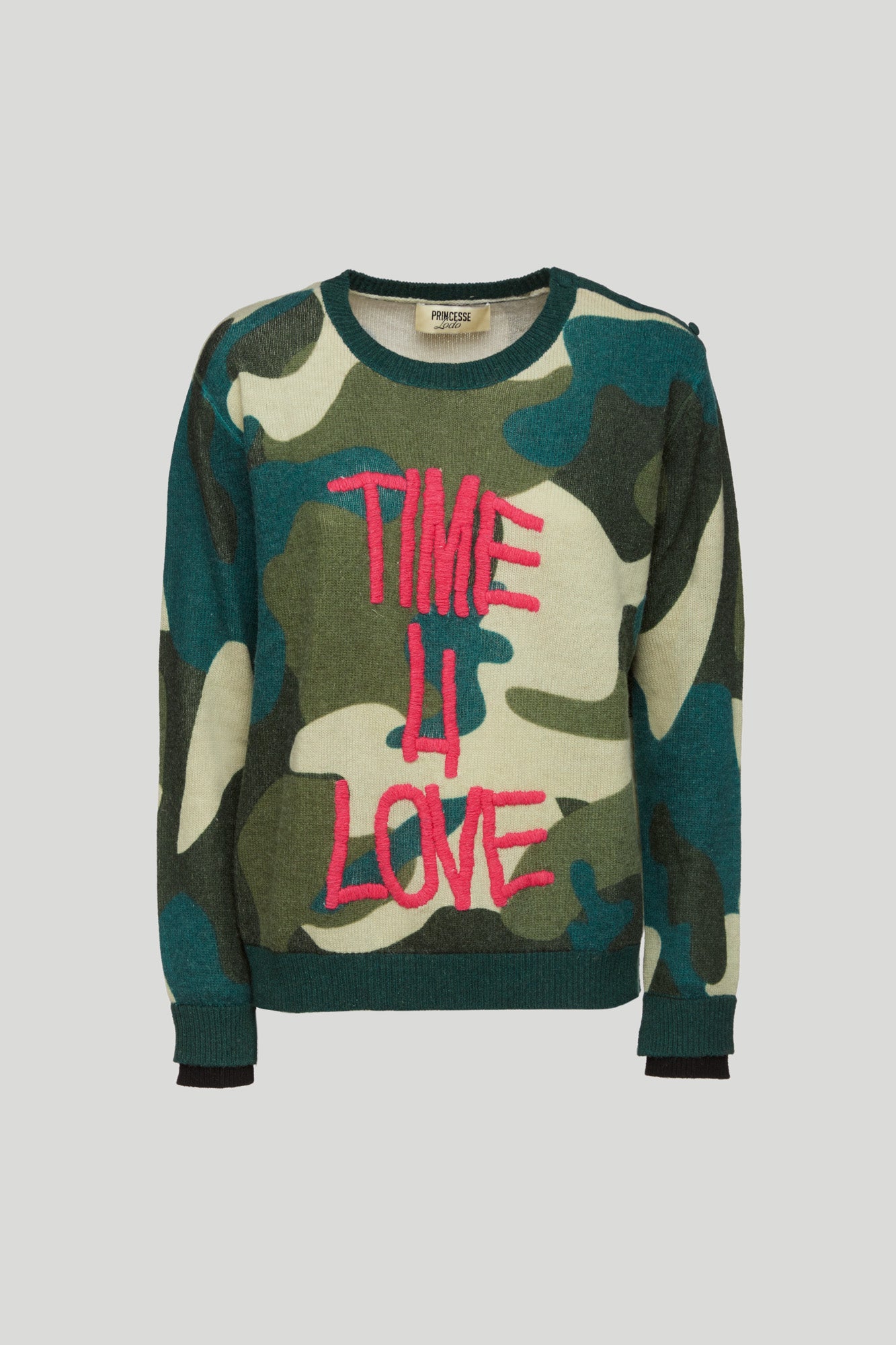 PRINCESSE LODO Military Pullover "Time 4 Love"