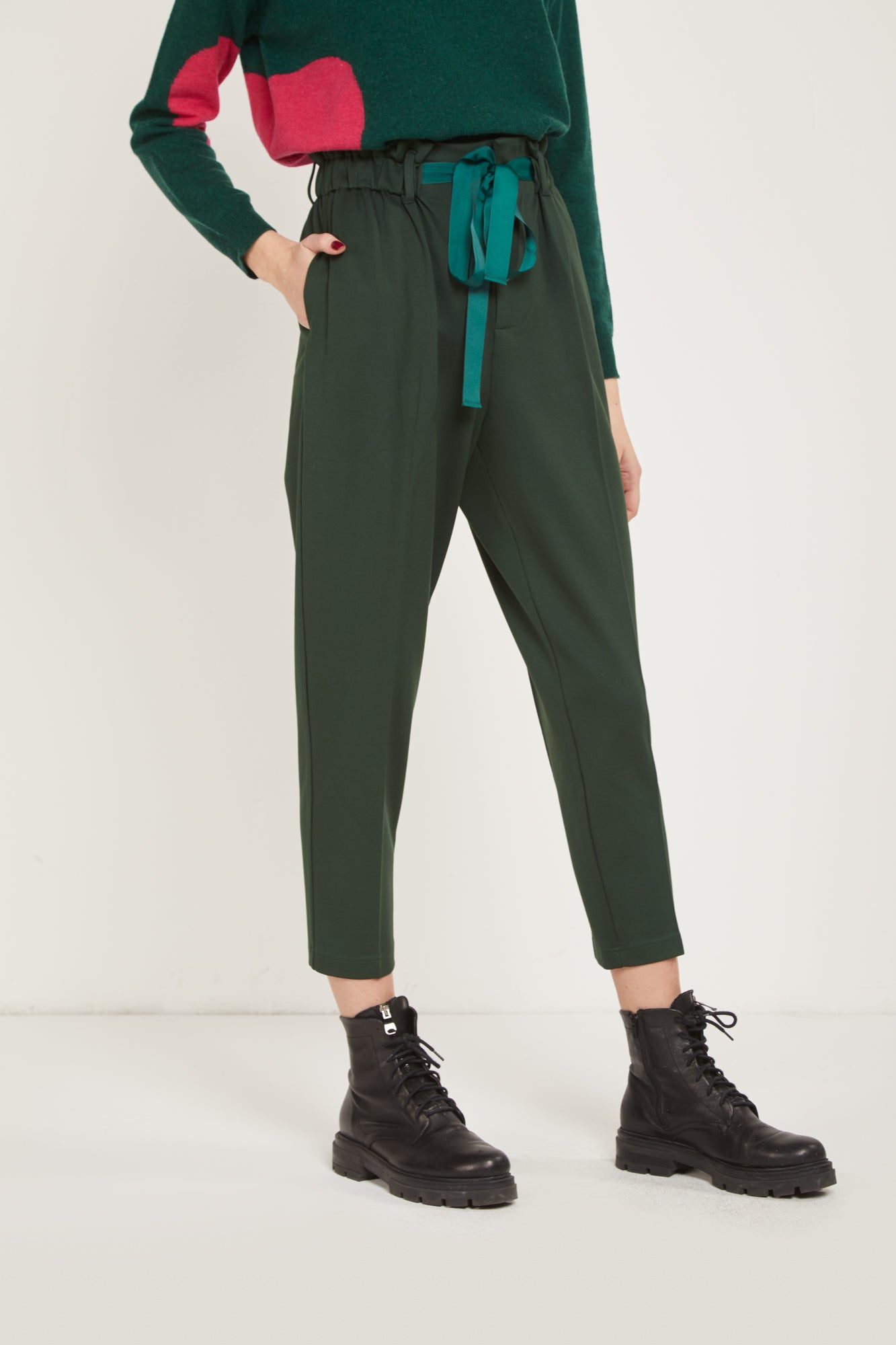 PRINCESSE LODO Hose Baggy Verde