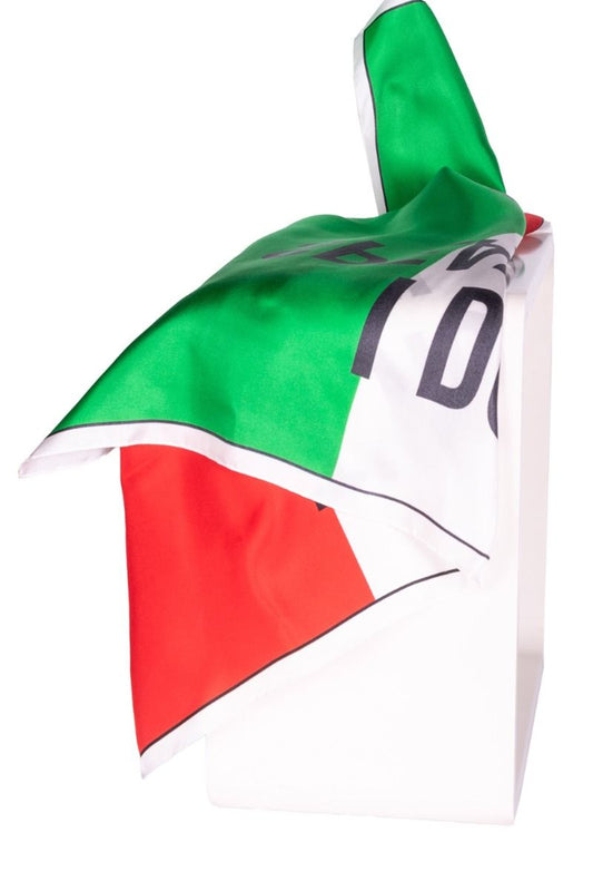 MOSCHINO Schal mit italienischer Flagge