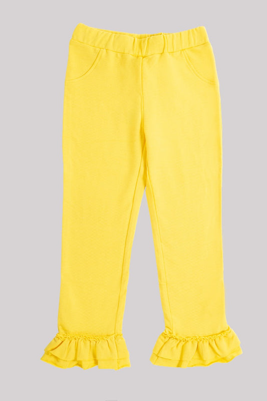 Jeggings mit Rouches Gaudì Kids Gelb