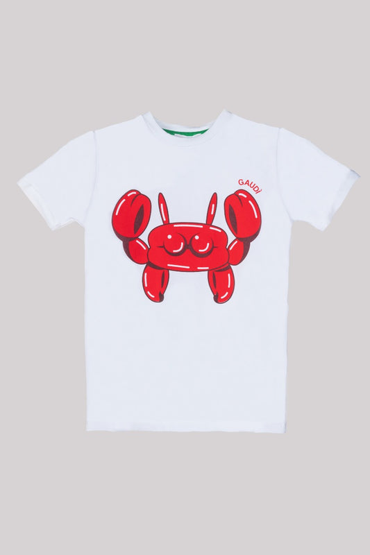 Gaudì T-Shirt mit Krabben-Print für Kinder